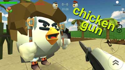 Скачать Chicken Gun 4.1.0 взлом все открыто на Android бесплатно